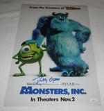 BILLY CRYSTAL SIGNED MONSTERS, INC. 12X18 MOVIE POSTER JSA