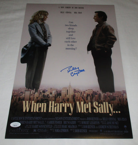 BILLY CRYSTAL SIGNED WHEN HARRY MET SALLY... 12X18 MOVIE POSTER JSA