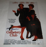 OLYMPIA DUKAKIS SIGNED THE CEMETERY CLUB 12X18 MOVIE POSTER JSA