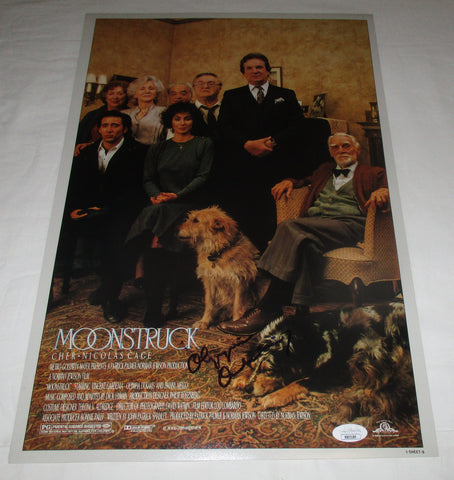 OLYMPIA DUKAKIS SIGNED MOONSTRUCK 12X18 MOVIE POSTER 2 JSA
