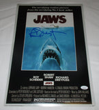 RICHARD DREYFUSS SIGNED JAWS 12X18 MOVIE POSTER JSA