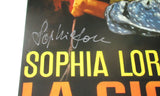 SOPHIA LOREN SIGNED LA CIOCIARA 12X18 MOVIE POSTER JSA