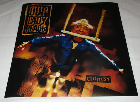 RAINE MAIDA SIGNED OUR LADY PEACE CLUMSY 12X12 PHOTO