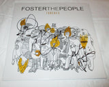 FOSTER THE PEOPLE SIGNED TORCHES VINYL RECORD