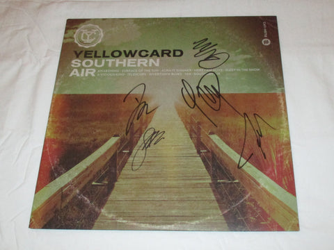 YELLOWCARD SIGNED SOUTHERN AIR VINYL RECORD