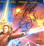 JAMES GUNN SIGNED GUARDIANS OF THE GALAXY VOL. 2 12X18 MOVIE POSTER JSA