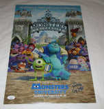 BILLY CRYSTAL SIGNED MONSTERS UNIVERSITY 12X18 MOVIE POSTER JSA