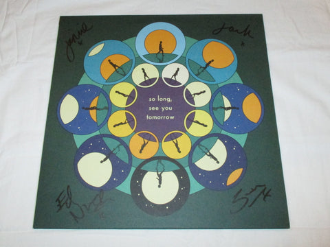 BOMBAY BICYCLE CLUB SIGNED SO LONG, SEE YOU TOMORROW VINYL RECORD