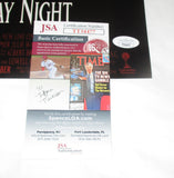 BILLY CRYSTAL SIGNED MR. SATURDAY NIGHT 12X18 MOVIE POSTER JSA