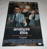 BILLY CRYSTAL SIGNED ANALYZE THIS 12X18 MOVIE POSTER JSA