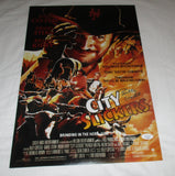 BILLY CRYSTAL SIGNED CITY SLICKERS 12X18 MOVIE POSTER JSA