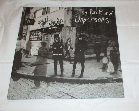 THE PACK A.D. SIGNED UNPERSONS VINYL RECORD