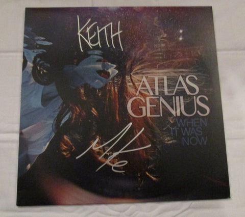 ATLAS GENIUS SIGNED WHEN IT WAS NOW VINYL RECORD