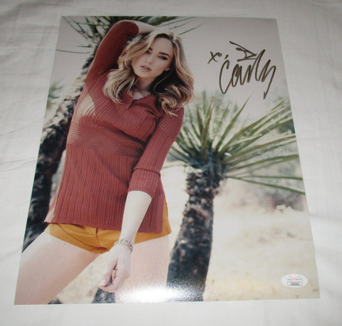 CAITY LOTZ SIGNED 11X14 PHOTO 3 JSA