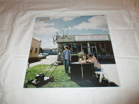 MGMT SIGNED VINYL RECORD