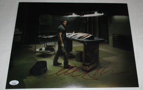 MICHAEL C HALL SIGNED DEXTER 11X14 PHOTO 7 JSA