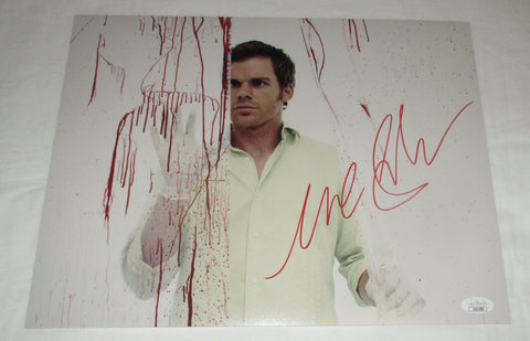MICHAEL C HALL SIGNED DEXTER 11X14 PHOTO 10 JSA