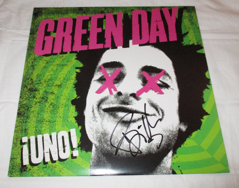 BILLIE JOE ARMSTRONG SIGNED GREEN DAY UNO VINYL RECORD