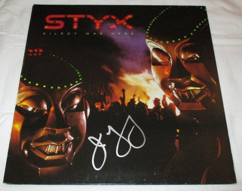 JAMES YOUNG SIGNED STYX KILROY WAS HERE VINYL RECORD