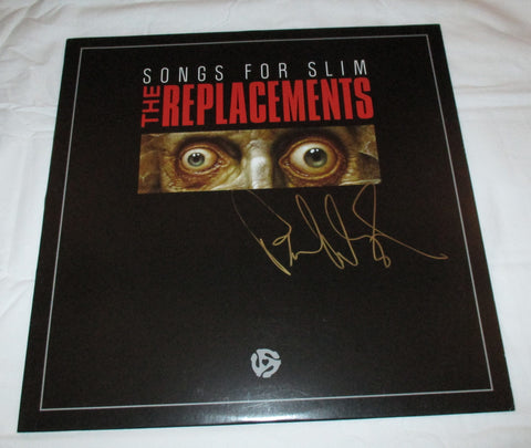 PAUL WESTERBERG SIGNED THE REPLACEMENTS SONGS FOR SLIM VINYL RECORD