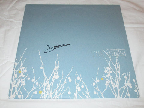 JAMES MERCER SIGNED THE SHINS OH, INVERTED WORLD VINYL RECORD