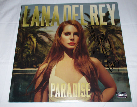 LANA DEL REY SIGNED PARADISE VINYL RECORD