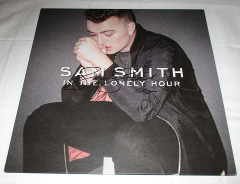 SAM SMITH SIGNED IN THE LONELY HOUR VINYL RECORD JSA