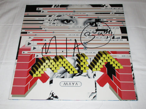 M.I.A SIGNED MAYA VINYL RECORD MAYA ARULPRAGASAM