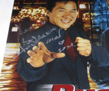 JACKIE CHAN SIGNED RUSH HOUR 12X18 MOVIE POSTER JSA