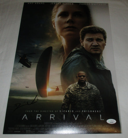 DENIS VILLENEUVE SIGNED ARRIVAL 12X18 MOVIE POSTER JSA