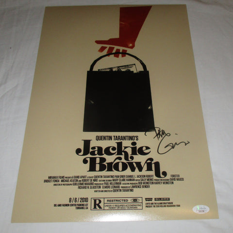 PAM GRIER SIGNED JACKIE BROWN 12X18 MOVIE POSTER JSA