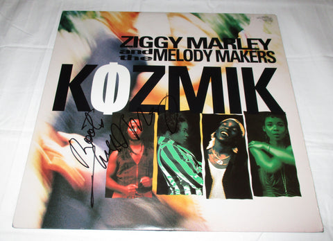 ZIGGY MARLEY SIGNED KOZMIK VINYL RECORD