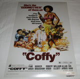 PAM GRIER SIGNED COFFY 12X18 MOVIE POSTER JSA