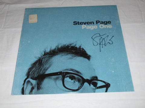 STEVEN PAGE SIGNED PAGE ONE VINYL RECORD