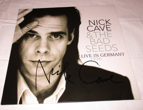 NICK CAVE SIGNED LIVE IN GERMANY 1996 VINYL RECORD