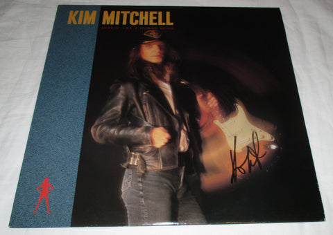 KIM MITCHELL SIGNED SHAKIN' LIKE A HUMAN BEING VINYL RECORD JSA