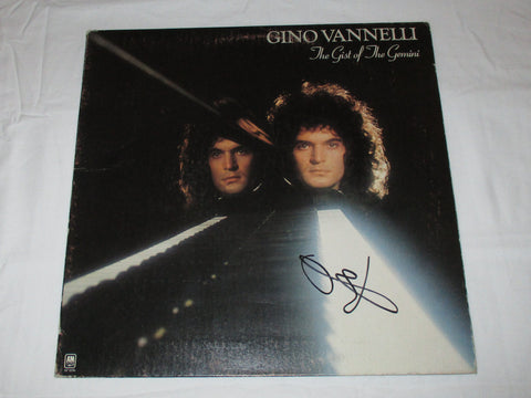 GINO VANNELLI SIGNED THE GIST OF THE GEMINI VINYL RECORD