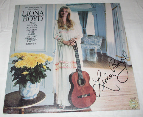 LIONA BOYD SIGNED THE FIRST LADY OF THE GUITAR VINYL RECORD