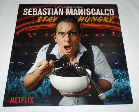 SEBASTIAN MANISCALCO SIGNED STAY HUNGRY VINYL RECORD JSA