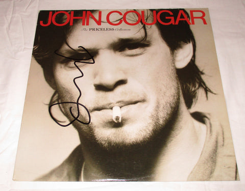 JOHN MELLENCAMP SIGNED JOHN COUGAR VINYL RECORD