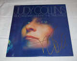 JUDY COLLINS SIGNED WHO KNOWS WHERE THE TIME GOES VINYL RECORD