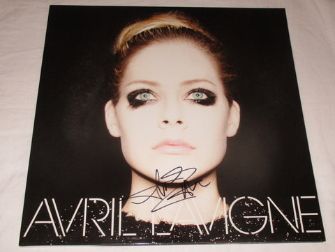 AVRIL LAVIGNE SIGNED VINYL RECORD JSA