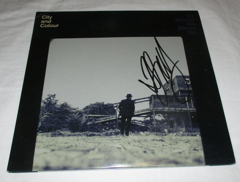 DALLAS GREEN SIGNED CITY AND COLOUR IF I SHOULD GO BEFORE YOU VINYL RECORD JSA