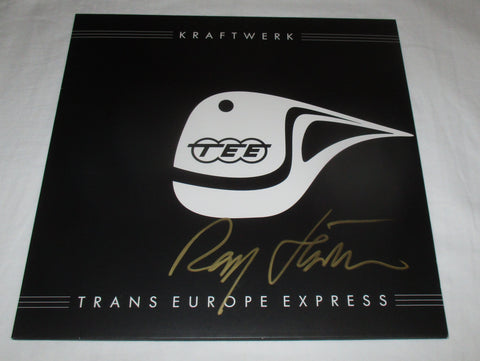 RALF HUTTER SIGNED KRAFTWERK TRANS EUROPE EXPRESS VINYL RECORD JSA