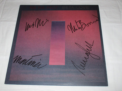 RA RA RIOT SIGNED BETA LOVE VINYL RECORD