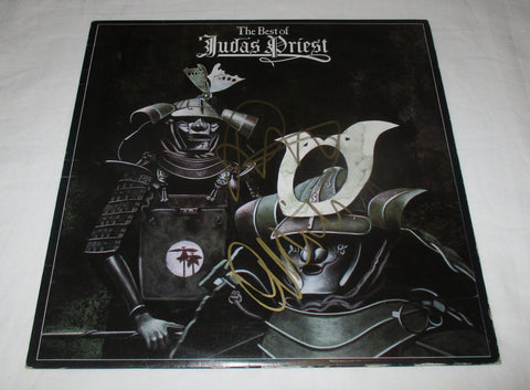 JUDAS PRIEST SIGNED BEST OF VINYL RECORD JSA