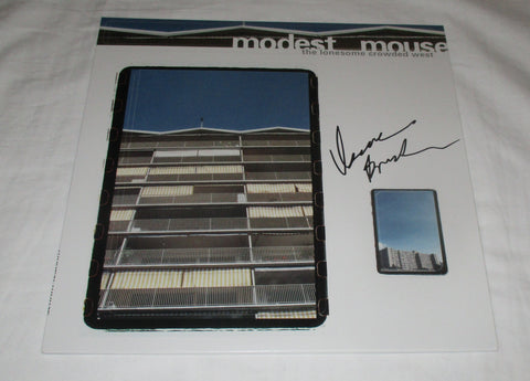 ISAAC BROCK SIGNED MODEST MOUSE THE LONESOME CROWDED WEST  VINYL RECORD JSA