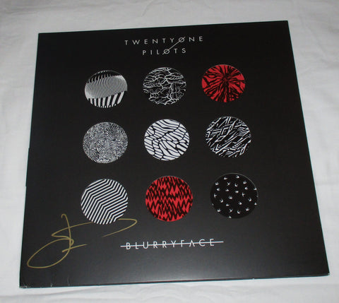 JOSH DUNN SIGNED TWENTY ONE PILOTS BLURRYFACE VINYL RECORD