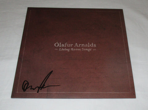 OLAFUR ARNALDS SIGNED LIVING ROOM SONGS 10" VINYL RECORD JSA