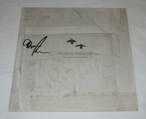 OLAFUR ARNALDS SIGNED VARIATIONS OF STATIC 10" VINYL RECORD JSA